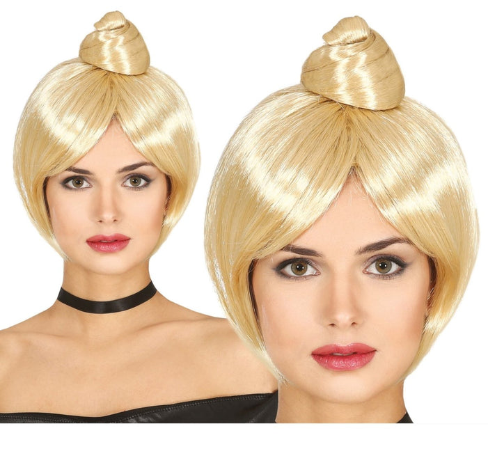 Blonde Pruik Knot van Fiestas Guirca koop je bij Partywinkel