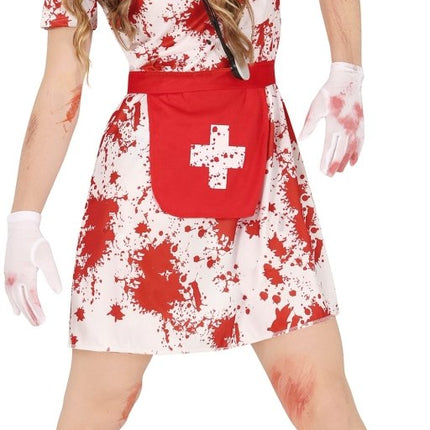Verpleegster Jurk Bloody 2 delig van Fiestas Guirca koop je bij Partywinkel