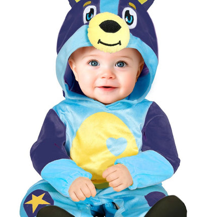 Bluey Kostuum Blauw Baby Onesie van Fiestas Guirca koop je bij Partywinkel