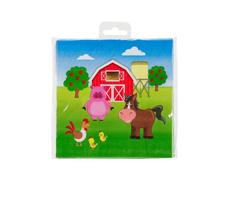 Boerderij Servetten 33cm 16st van Paper Dreams koop je bij Partywinkel