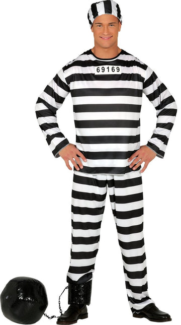 Boevenpak Zwart Wit Heren van Fiestas Guirca koop je bij Partywinkel