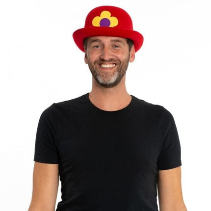 Bolhoed Clown Rood van Partychimp koop je bij Partywinkel