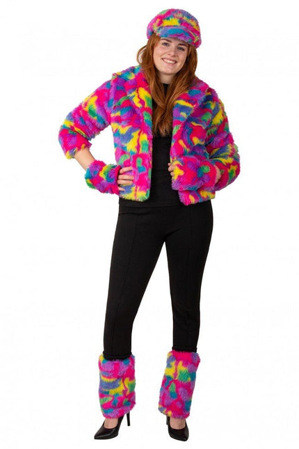 Bontjas Camouflage Regenboog van PartyXplosion koop je bij Partywinkel