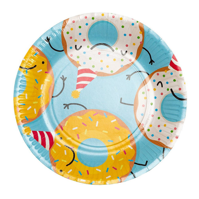 Borden Donut 23cm 8st van Boland koop je bij Partywinkel