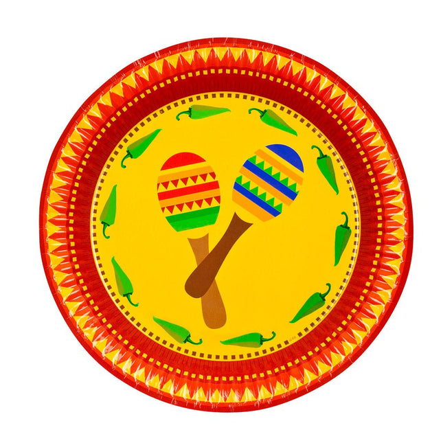 Borden Mexico Papier 23cm 10st van Boland koop je bij Partywinkel