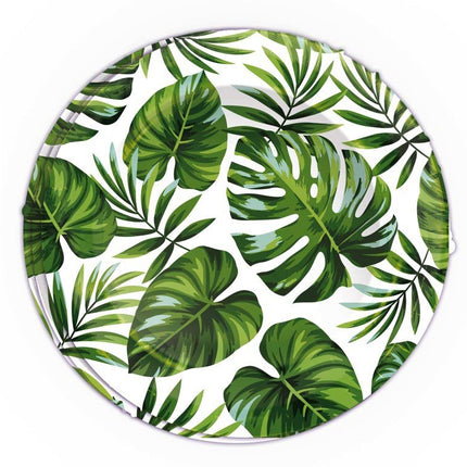 Borden Palmbladeren 23cm 6st van Fiestas Guirca koop je bij Partywinkel