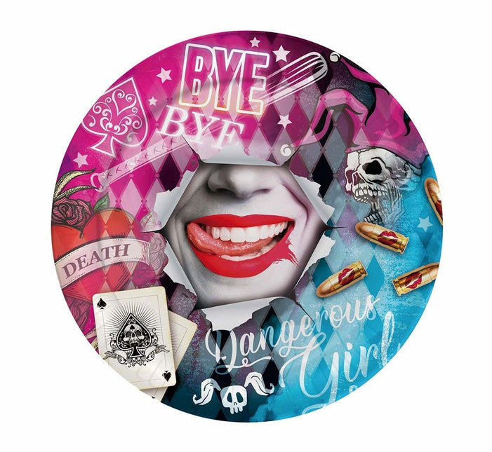 Borden Suicide Squad 23cm 6st van Fiestas Guirca koop je bij Partywinkel