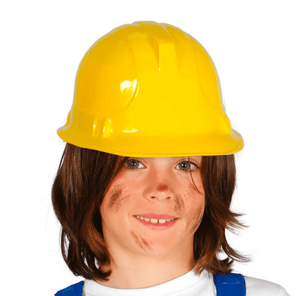 Bouwhelm Geel Kind van Fiestas Guirca koop je bij Partywinkel