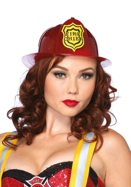 Brandweer Helm Rood Fire Chief van Leg Avenue koop je bij Partywinkel