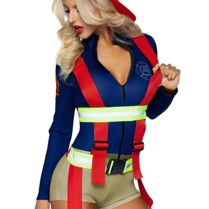 Brandweer Pak Dames Bodysuit Leg Avenue van Leg Avenue koop je bij Partywinkel