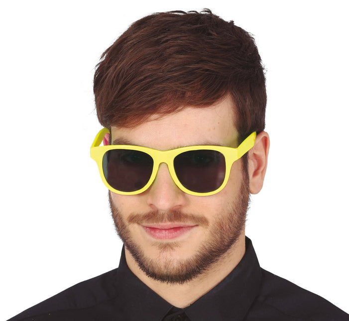 Bril Neon Geel van Fiestas Guirca koop je bij Partywinkel