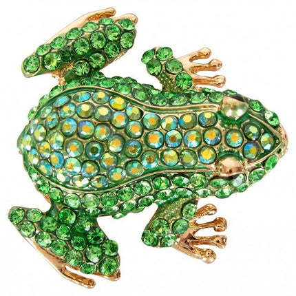 Broche Kikker 5X4.5Cm van PartyXplosion koop je bij Partywinkel