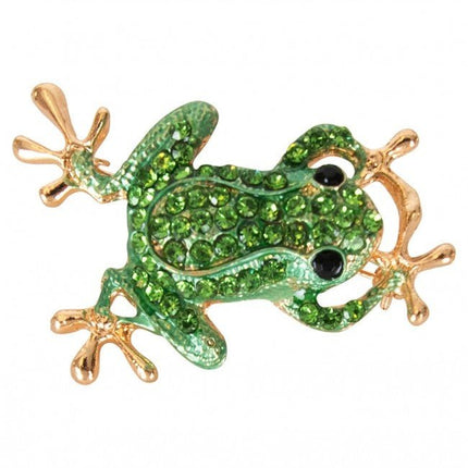 Broche Kikker 5X4Cm van PartyXplosion koop je bij Partywinkel