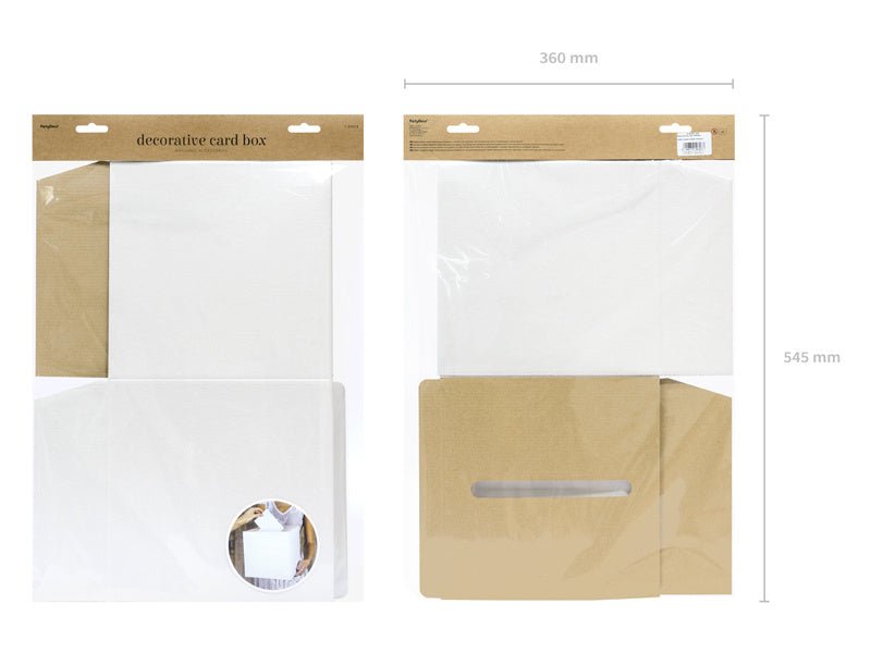 Bruiloft Enveloppendoos Wit 24cm van Partydeco koop je bij Partywinkel