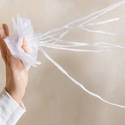 Bruiloft Slinger Wit 7,5cm van Partydeco koop je bij Partywinkel