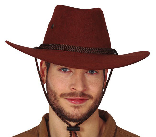 Bruine Cowboyhoed Extra Groot van Fiestas Guirca koop je bij Partywinkel