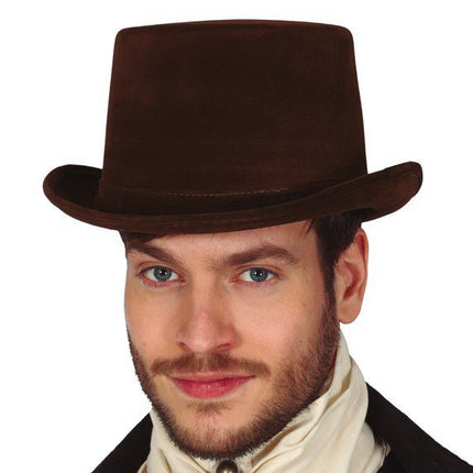 Bruine Hoed Elastiek van Fiestas Guirca koop je bij Partywinkel