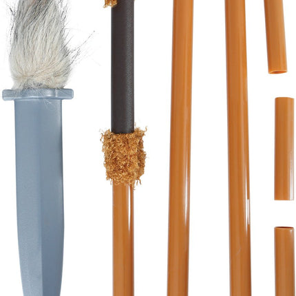 Bruine Nep Speer 1,2m van Fiestas Guirca koop je bij Partywinkel