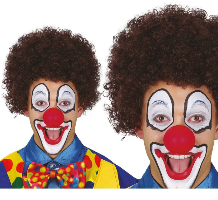 Bruine Pruik Krullen van Fiestas Guirca koop je bij Partywinkel