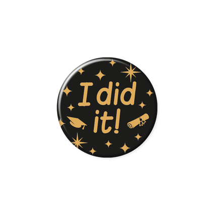 Button I Did It van Paper Dreams koop je bij Partywinkel