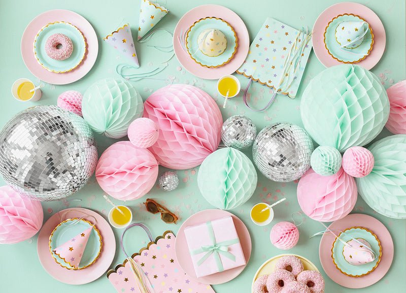 Cadeautasje Sterren Roze 32cm van Partydeco koop je bij Partywinkel