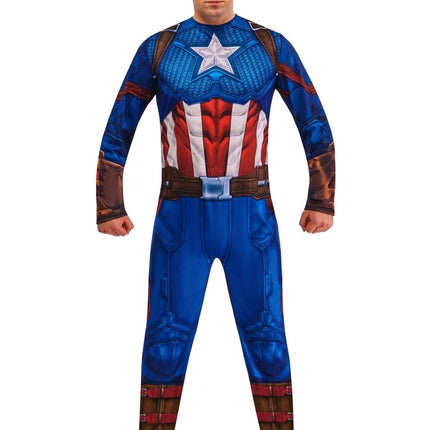 Captain America Kostuum Heren Blauw van Rubies koop je bij Partywinkel