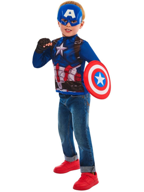 Captain America Kostuum Kind van Rubies koop je bij Partywinkel