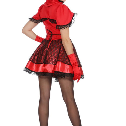 Capuchon Jurk Rood Dames Capuchon van Wilbers & Wilbers koop je bij Partywinkel