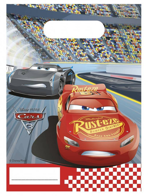 Cars 3 Uitdeelzakjes 23cm 6st van Procos koop je bij Partywinkel