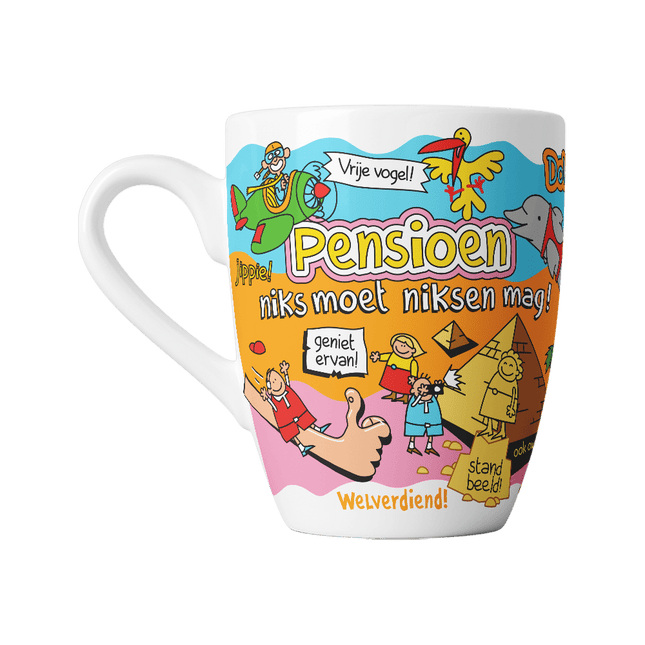 Cartoonmok - Pensioen, niks moet van Paper Dreams koop je bij Partywinkel