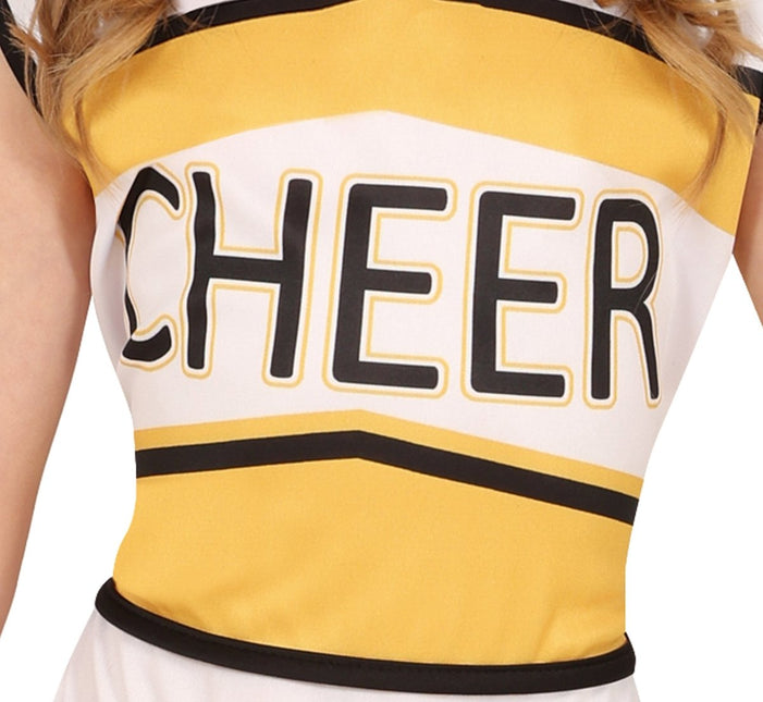 Cheerleader Jurk Geel Meisje van Fiestas Guirca koop je bij Partywinkel