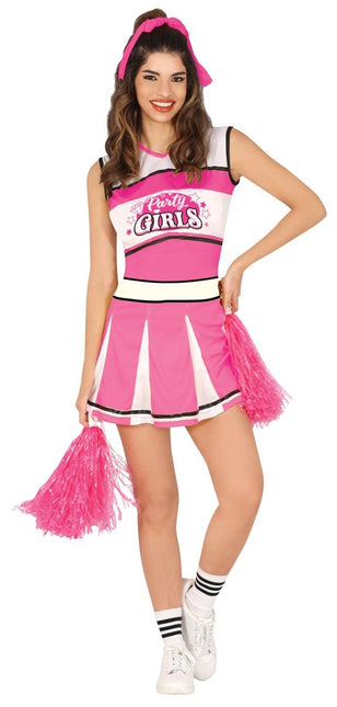 Cheerleader Jurk Roze Dames van Fiestas Guirca koop je bij Partywinkel