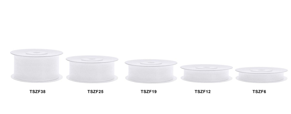 Chiffon Lint Wit 38mm 25m van Partydeco koop je bij Partywinkel