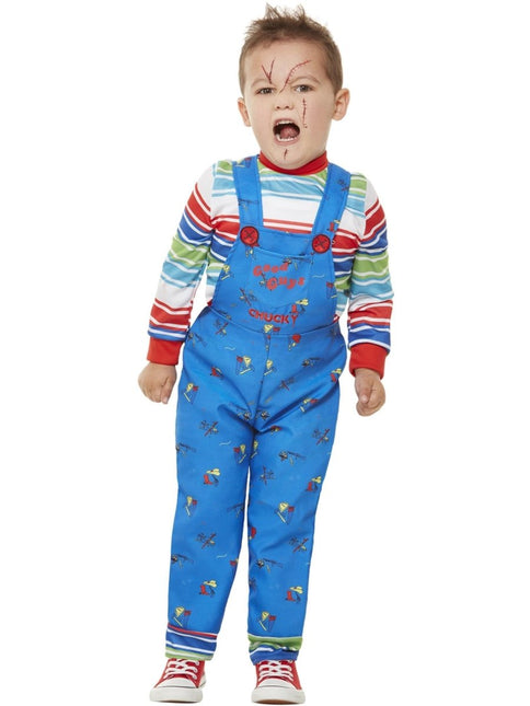 Chucky Costume, Blue Kind van Smiffys koop je bij Partywinkel