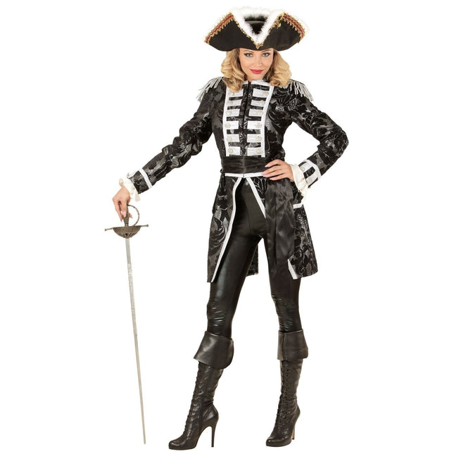 Circus Jas Zwart Zilver Dames van Widmann koop je bij Partywinkel