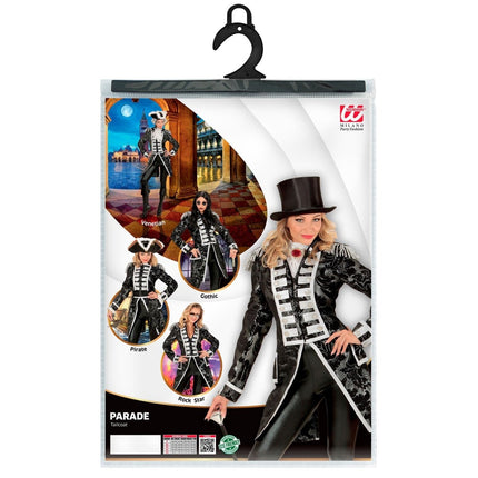 Circus Jas Zwart Zilver Dames van Widmann koop je bij Partywinkel