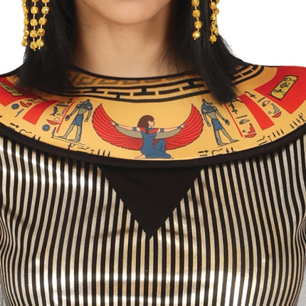 Cleopatra Kostuum Zwart Goud Dames van Fiestas Guirca koop je bij Partywinkel