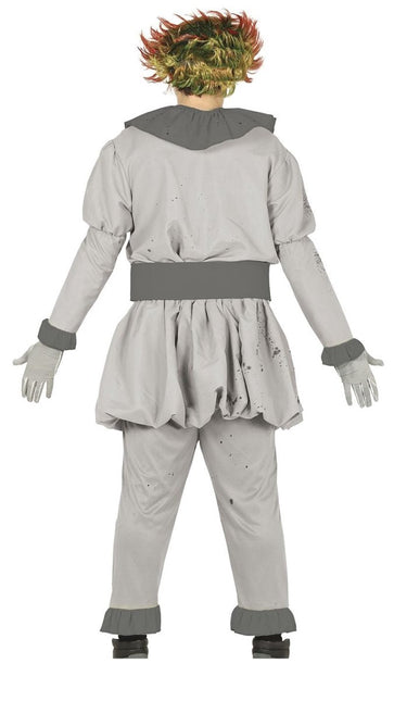 Clown Halloween Kostuum Heren Grijs van Fiestas Guirca koop je bij Partywinkel