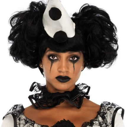 Clown Jurk Wit Zwart Dames Leg Avenue van Leg Avenue koop je bij Partywinkel