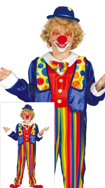 Clown Kostuum Gekleurd Kind van Fiestas Guirca koop je bij Partywinkel