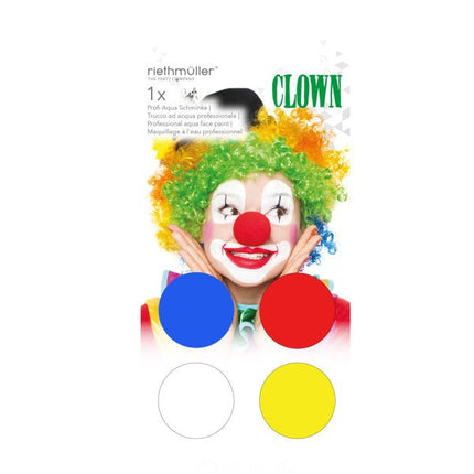 Clowns Schmink Waterbasis van Riethmueller koop je bij Partywinkel