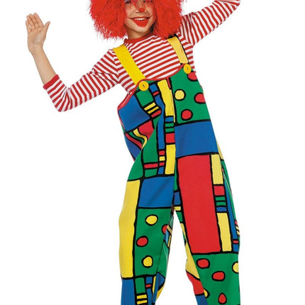 Clownspak Mondriaan Kind van Wilbers & Wilbers koop je bij Partywinkel