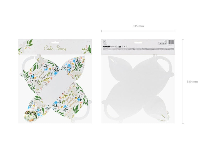 Communie Uitdeelbox 16cm 10st van Partydeco koop je bij Partywinkel