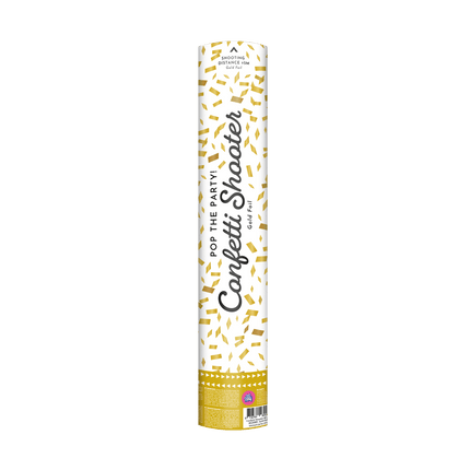 Confetti kanon 40 cm - Goud folie van Paper Dreams koop je bij Partywinkel