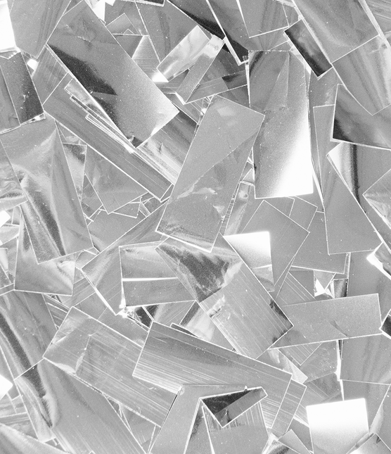 Confetti kanon 60 cm - Zilver folie van Paper Dreams koop je bij Partywinkel