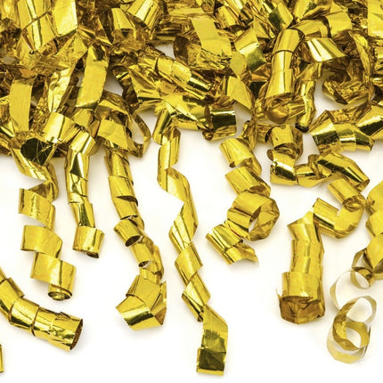 Confetti Kanon Serpentine Goud 80cm van Partydeco koop je bij Partywinkel