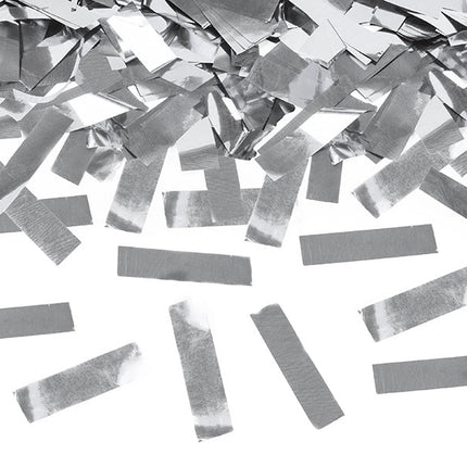 Confetti Kanon Zilver 60cm van Partydeco koop je bij Partywinkel
