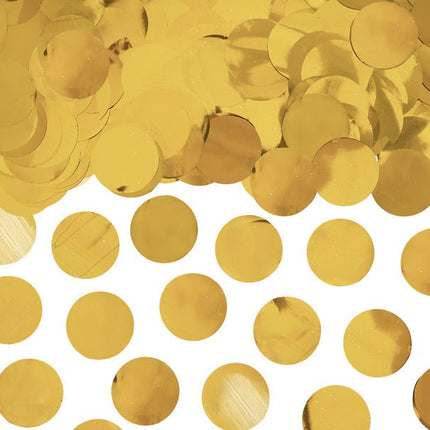 Confetti Rond Goud van Partydeco koop je bij Partywinkel