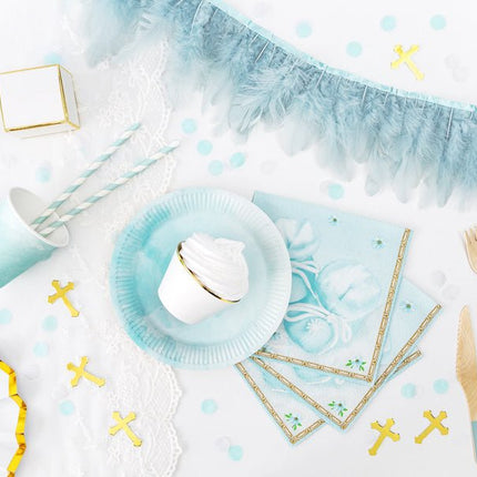 Confetti Rondjes Lichtblauw van Partydeco koop je bij Partywinkel