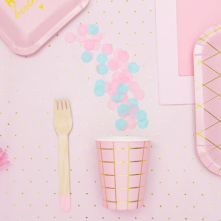 Confetti Rondjes Lichtroze van Partydeco koop je bij Partywinkel